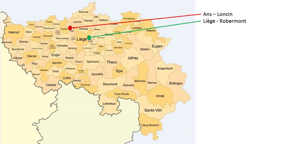 Sites province de Liège